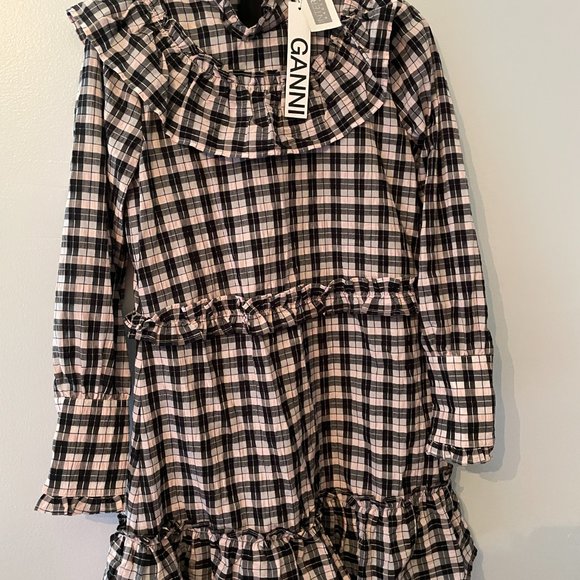Ganni Charron Mini Dress - Picture 1 of 5